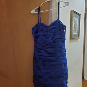 Tight fitted blue dress